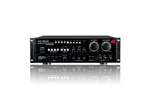 HS-8300KA 两声道卡包功放 ( 2 Χ 300W )