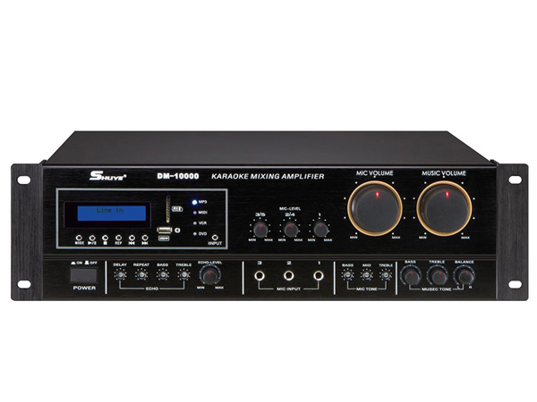 DM-10000  专业卡拉OK功放机1、带蓝牙，USB/SD(播放MP3)